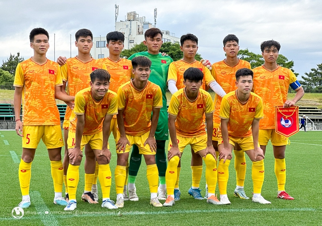 U.17 Việt Nam hòa đáng tiếc sau khi đã dẫn trước 3 bàn ở Nhật Bản - Ảnh 1.