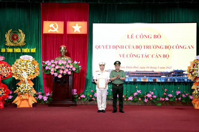 Đại tá Nguyễn Hữu Thiên được điều động làm Phó giám đốc Công an Thừa Thiên-Huế - Ảnh 1.