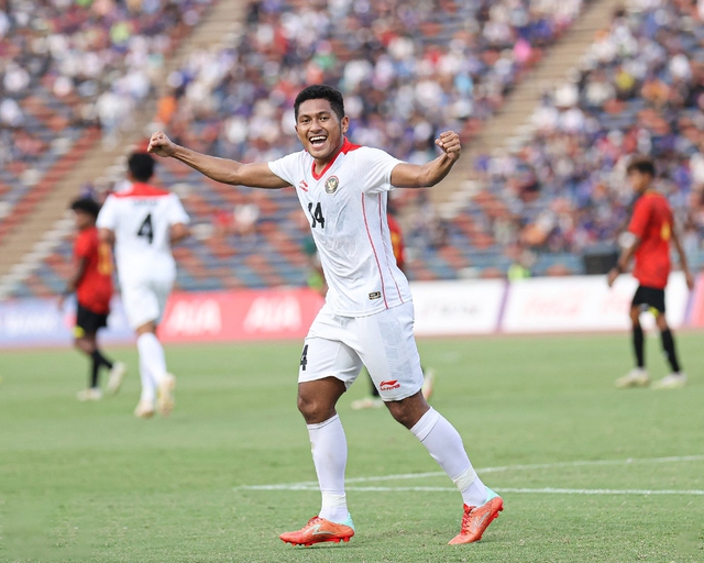 Bóng đá SEA Games 32: U.22 Indonesia giành vé vào bán kết trước 1 vòng đấu - Ảnh 1.