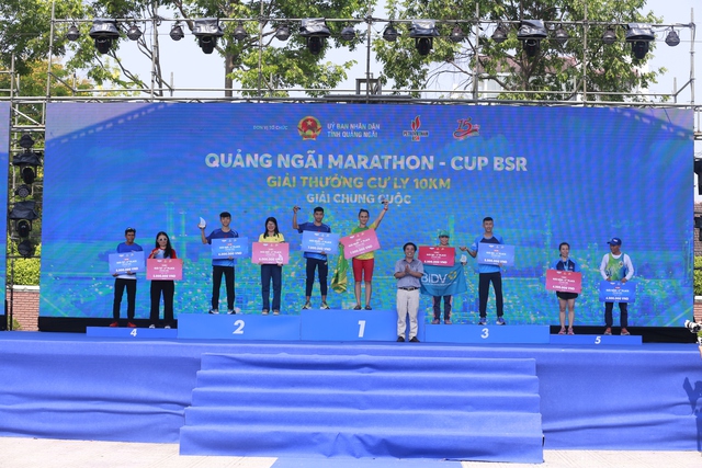 Giải chạy Quảng Ngãi Marathon – Cup BSR: Tạo cảm giác thoải mái cho vận động viên - Ảnh 10.