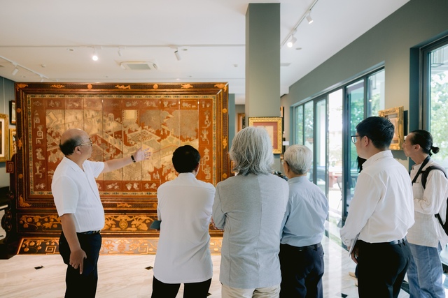 &quot;Hội ngộ' bất ngờ của các danh họa Việt Nam ở Quang San Art Museum - Ảnh 8.