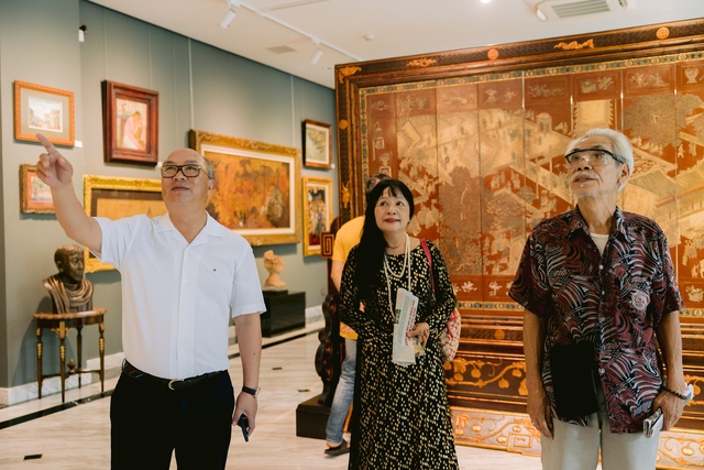&quot;Hội ngộ' bất ngờ của các danh họa Việt Nam ở Quang San Art Museum - Ảnh 7.