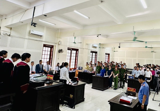 Đang xét xử phúc thẩm vụ án bà Lê Thị Dung - Ảnh 1.