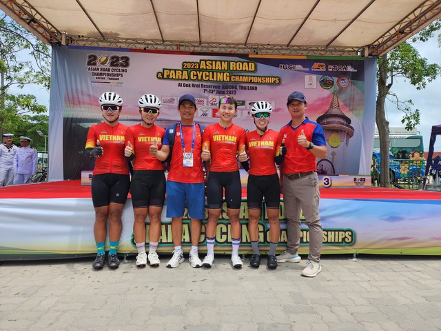 Đánh bại tay đua Trung Quốc, Nguyễn Thị Thật bảo vệ HCV xe đạp châu Á - Ảnh 3.