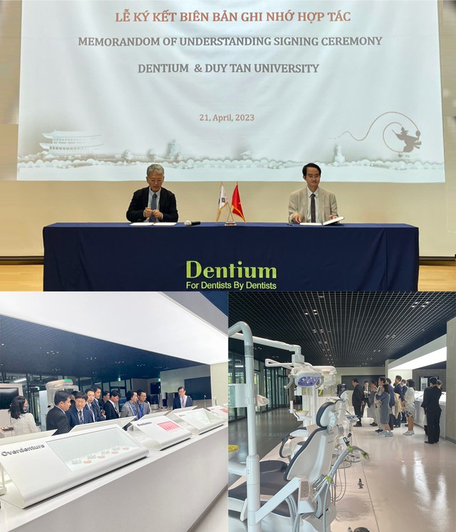 ĐH Duy Tân ký kết hợp tác với Dentium nâng cao chất lượng ngành Răng-Hàm-Mặt - Ảnh 1.