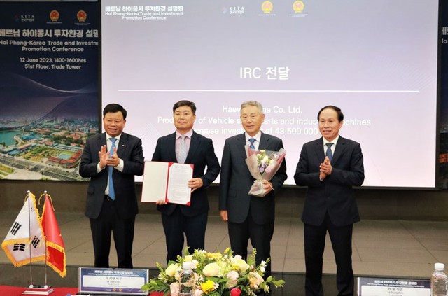 Hiệp hội Thương mại Hàn Quốc cam kết đầu tư 1,5 tỷ USD vào Hải Phòng  - Ảnh 1.