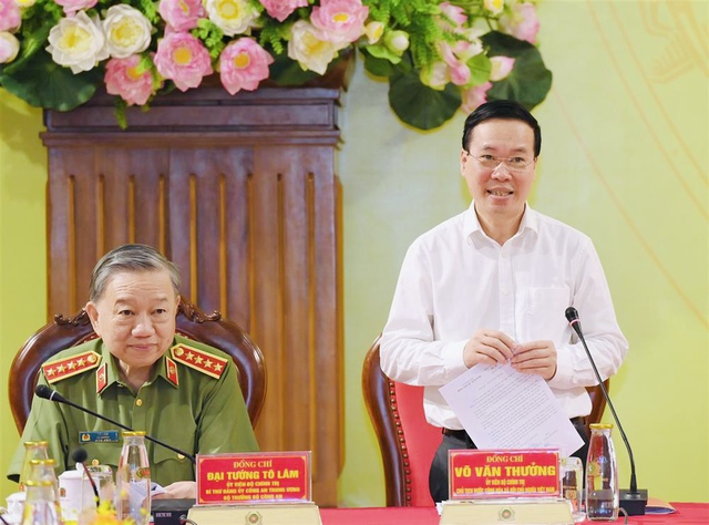 Chủ tịch nước Võ Văn Thưởng tham gia Đảng ủy Công an T.Ư - Ảnh 1.