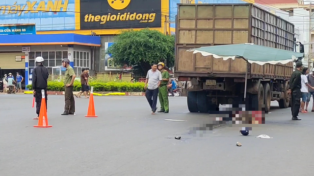 Bình Phước: Xe tải va chạm xe máy khiến một người tử vong tại chỗ - Ảnh 2.