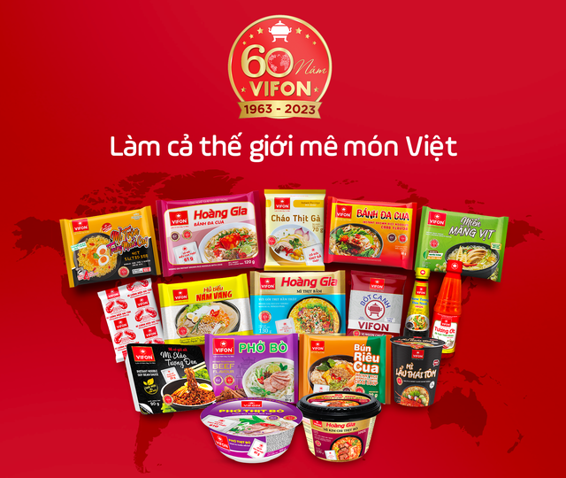 Nhân kỷ niệm 60 năm VIFON muốn lan tỏa cảm hứng tự hào vì tinh thần &quot;làm cả thế giới mê món Việt&quot;