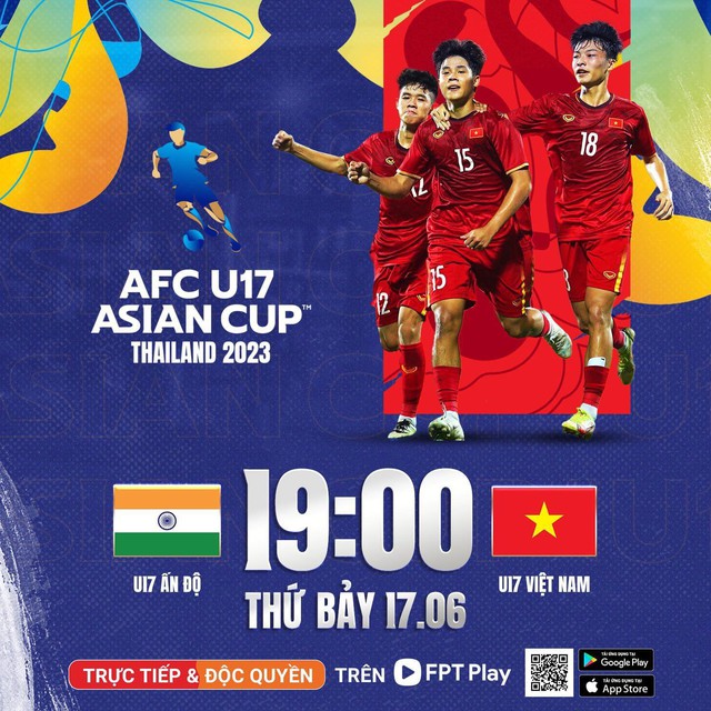 Lịch thi đấu VCK U.17 châu Á 2023: Xem U.17 Việt Nam đấu Ấn Độ ở đâu? - Ảnh 1.