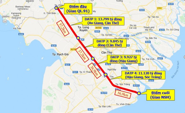 Khởi công tuyến cao tốc Châu Đốc - Cần Thơ - Sóc Trăng dài 188km - Ảnh 4.
