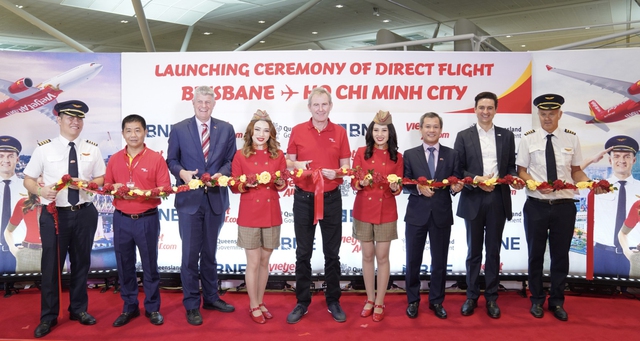Đường bay đầu tiên kết nối Việt Nam với bang Queensland chính thức khai trương hôm nay 16.6