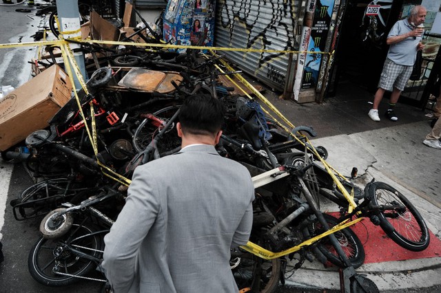 Cháy xe đạp điện khiến 4 người tử vong ở Mỹ - Ảnh 1.
