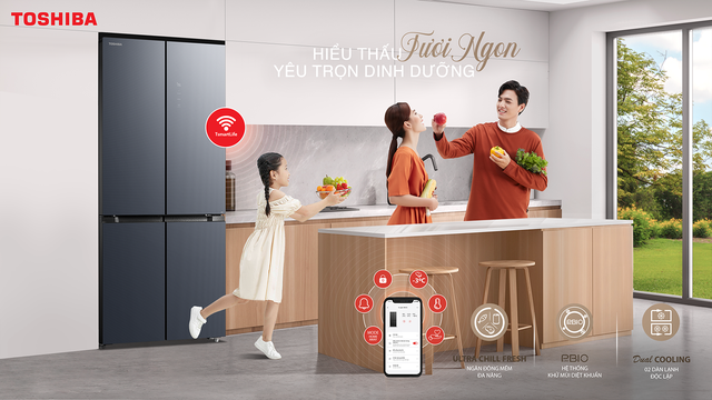 Toshiba ra mắt dòng tủ lạnh thông minh hiểu thấu mọi nhu cầu của gia đình - Ảnh 1.
