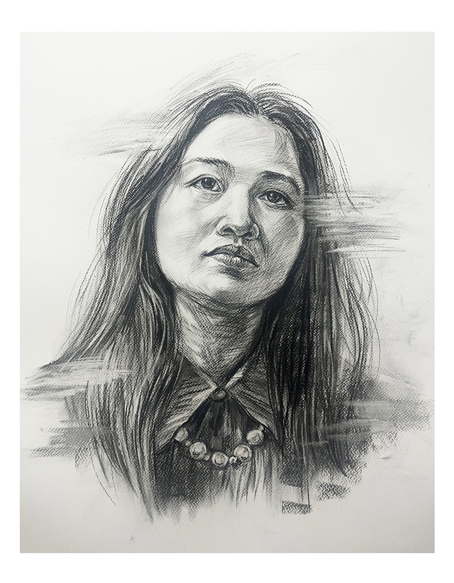 Các nhà báo nổi tiếng qua nét vẽ lung linh của họa sĩ Lê Sa Long - Ảnh 12.