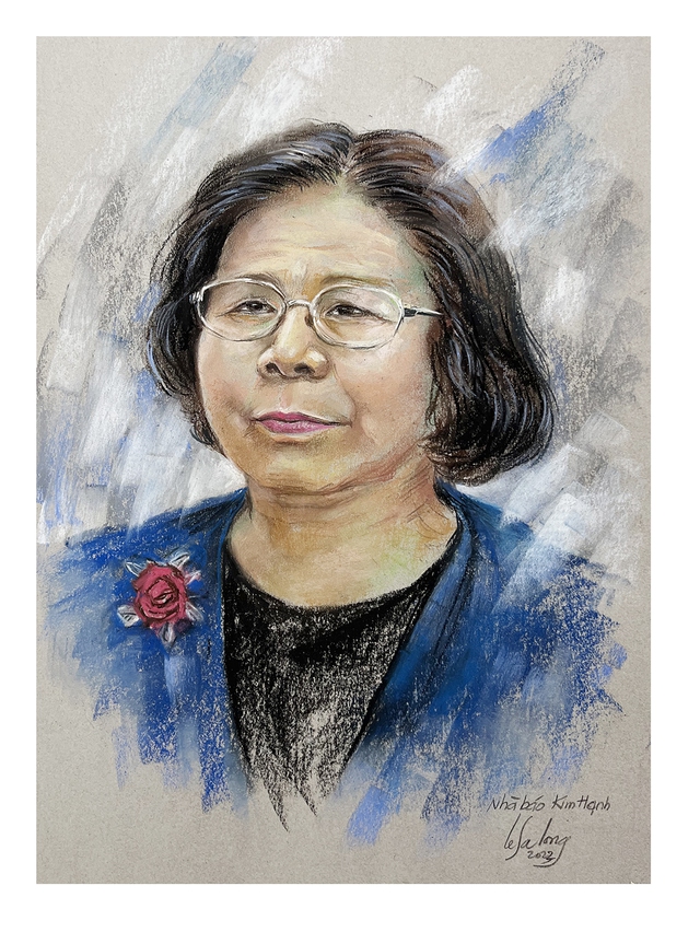 Các nhà báo nổi tiếng qua nét vẽ lung linh của họa sĩ Lê Sa Long - Ảnh 6.