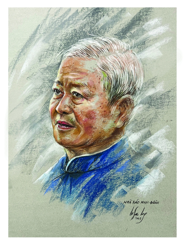 Các nhà báo nổi tiếng qua nét vẽ lung linh của họa sĩ Lê Sa Long - Ảnh 3.