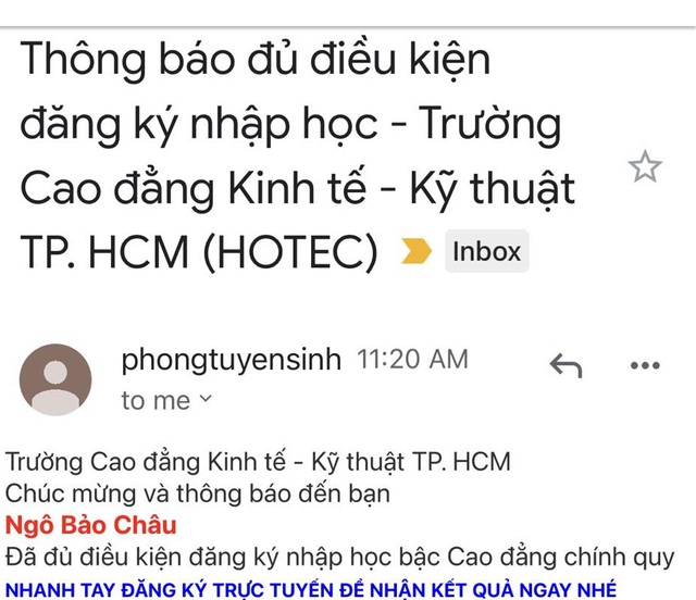 Khi giáo sư toán học và cán bộ hưu trí cũng nhận được thông báo trúng tuyển - Ảnh 1.