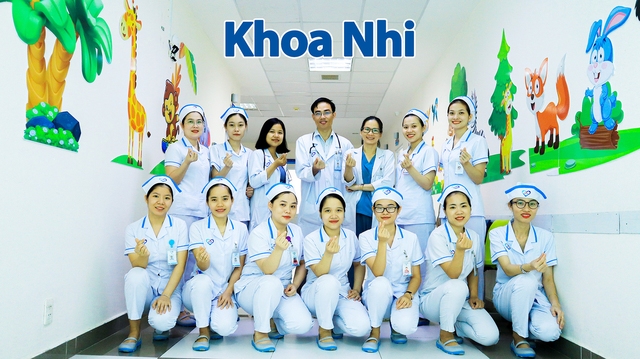 Đội ngũ nhân sự khoa Nhi với nhiều bác sĩ giỏi