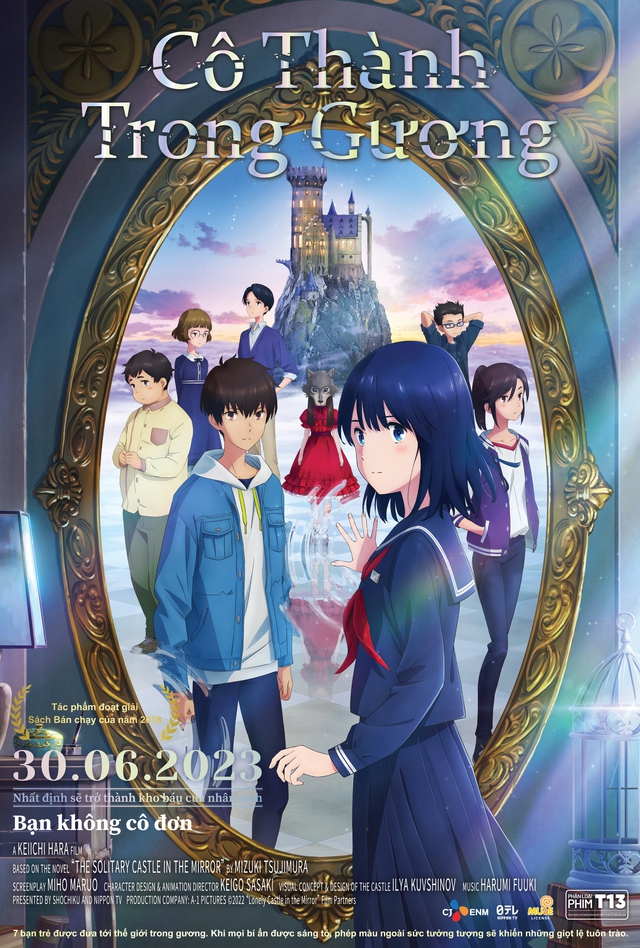 'Cô thành trong gương': Phim anime cảm động từ sách 'best-seller' của Nhật sắp chiếu rạp Việt   - Ảnh 2.