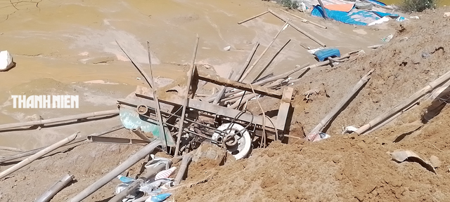 Bình Thuận: Phá hủy mỏ vàng lậu tại vùng núi Phan Sơn giáp ranh tỉnh Lâm Đồng - Ảnh 8.