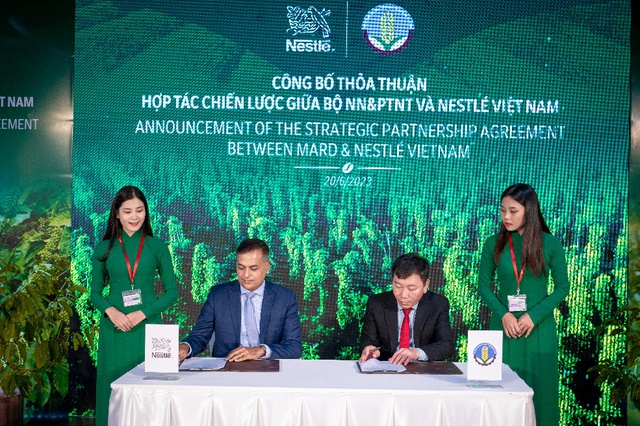 Nestlé hợp tác thúc đẩy nông nghiệp phát thải thấp - Ảnh 1.