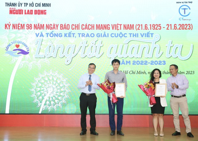 Báo Người Lao Động trao giải đặc biệt cuộc thi 'Lòng tốt quanh ta' 40 triệu đồng - Ảnh 5.