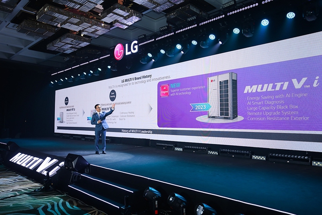  LG ra mắt điều hòa hệ thống Multi V i ứng dụng AI  - Ảnh 1.