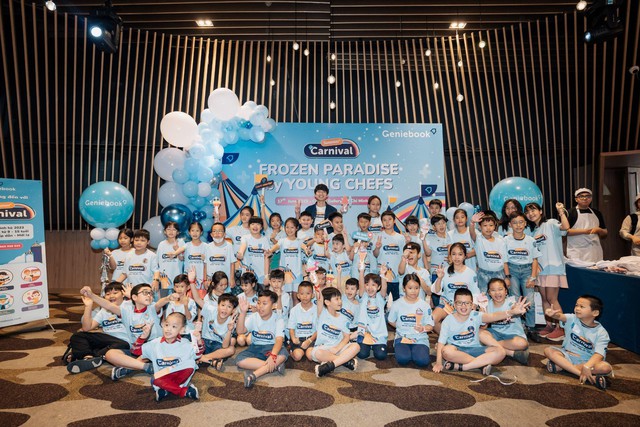 EdTech Singapore - Geniebook 'đốt cháy' ngày hè với ngày hội kem lạnh Frozen Paradise - Ảnh 1.