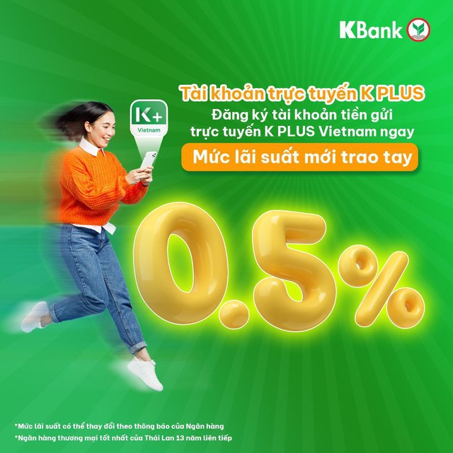 KBank áp dụng lãi suất 8,5% cho tiền gửi online 6 tháng - Ảnh 2.