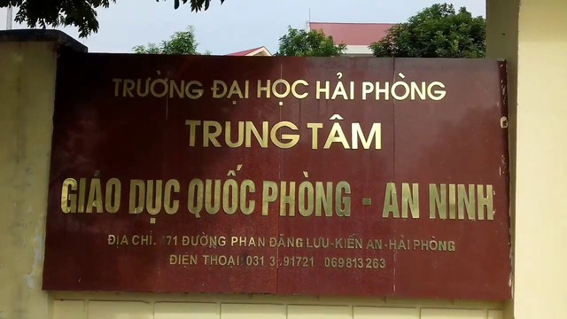 Tạm đình chỉ giảng viên Trung tâm Giáo dục QPAN Đại học Hải Phòng  - Ảnh 1.