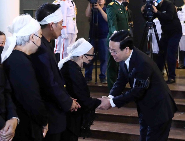 Lãnh đạo, nguyên lãnh đạo dự lễ tang cố Phó thủ tướng Vũ Khoan - Ảnh 3.