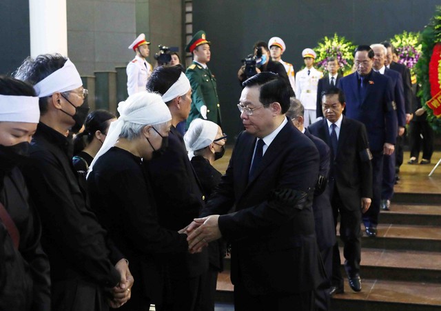 Lãnh đạo, nguyên lãnh đạo dự lễ tang cố Phó thủ tướng Vũ Khoan - Ảnh 4.