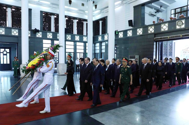 Lãnh đạo, nguyên lãnh đạo dự lễ tang cố Phó thủ tướng Vũ Khoan - Ảnh 6.