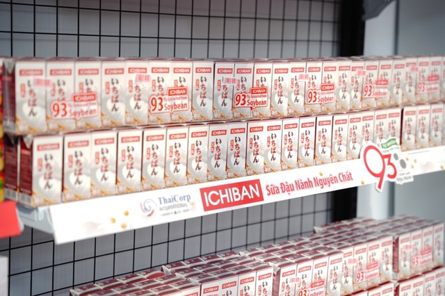 Sữa đậu nành Ichiban với 93% chiết xuất đậu nành, tự nhiên, không hoá chất
