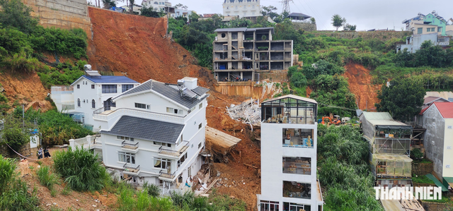 Sạt lở đất nghiêm trọng tại Đà Lạt, nhiều người bị thương và mất tích - Ảnh 1.