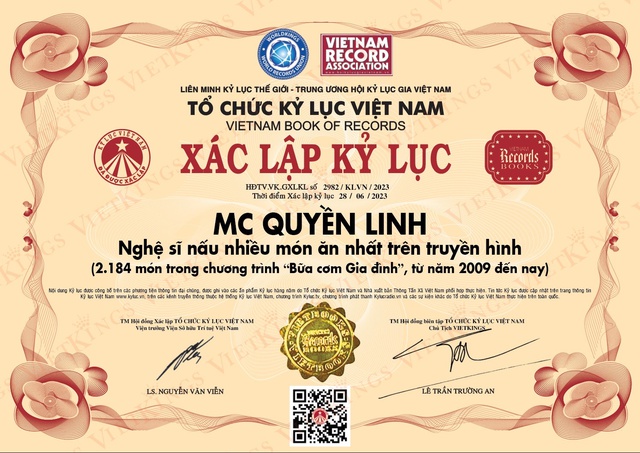 MC Quyền Linh lập kỷ lục 'Nghệ sĩ nấu nhiều món ăn nhất trên truyền hình' - Ảnh 5.