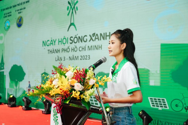 Ngày hội Sống xanh TP.HCM: Hoa hậu Nguyễn Thanh Hà kêu gọi chống rác thải nhựa - Ảnh 5.