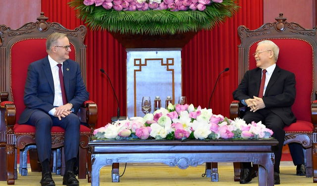 Tổng Bí thư Nguyễn Phú Trọng tiếp Thủ tướng Úc Anthony Albanese - Ảnh 2.