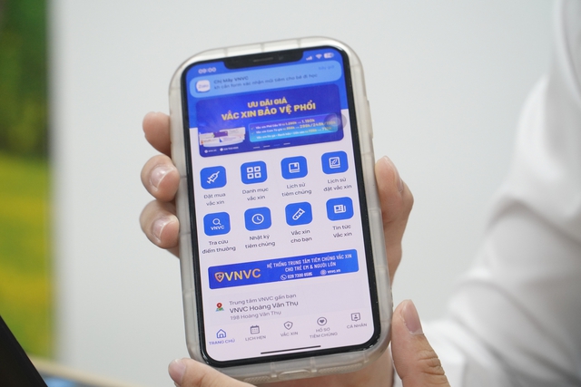 Tra cứu, đặt vắc xin mọi lúc mọi nơi với Mobile App VNVC- Ảnh 1.