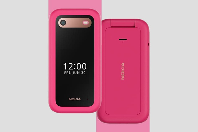 HMD Global sắp tung Nokia 2660 Flip màu Hồng và Xanh - Ảnh 1.