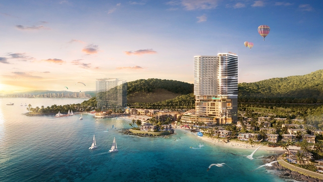 Chuẩn mực của ngành du lịch Nha Trang được dự báo sẽ còn được nâng tầm khi dòng sản phẩm nghỉ dưỡng đẳng cấp như Meliá Nha Trang xuất hiện - Ảnh: Vega City