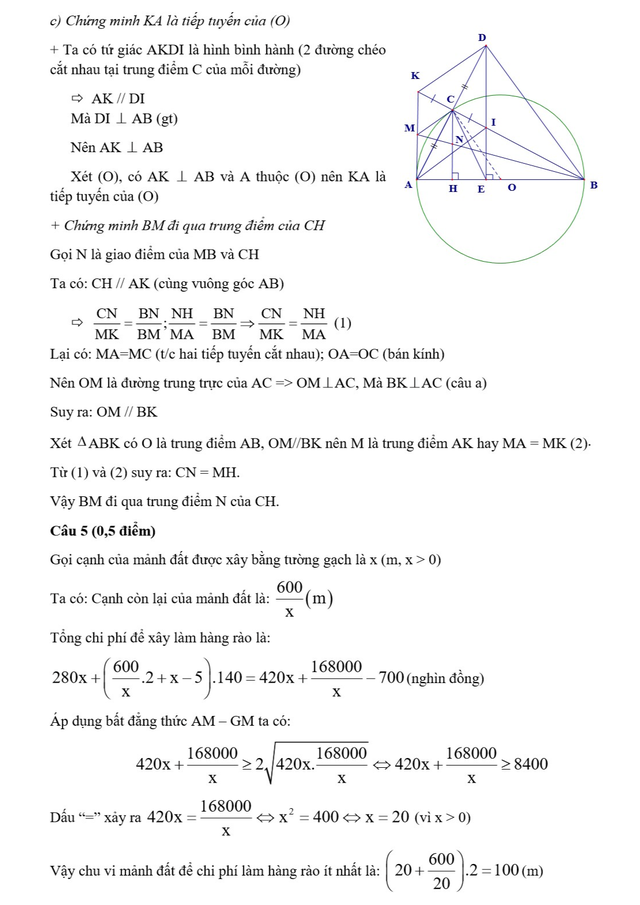 Gợi ý giải đề thi môn toán tuyển sinh lớp 10 tỉnh Khánh Hòa - Ảnh 4.