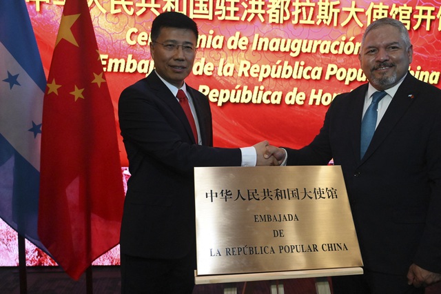 Trung Quốc mở sứ quán tại Tegucigalpa sau khi Honduras cắt đứt quan hệ với Đài Loan - Ảnh 1.