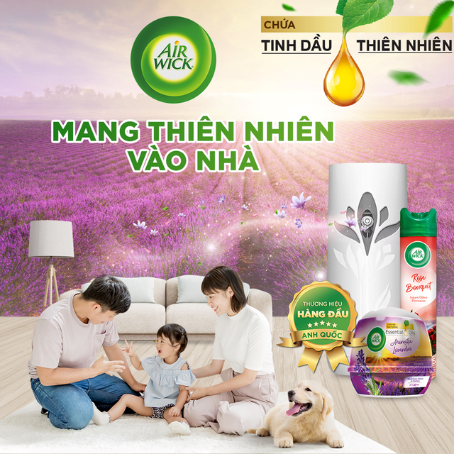 Air Wick - thương hiệu sản phẩm khử m&ugrave;i h&agrave;ng đầu Anh Quốc - Ảnh 1.