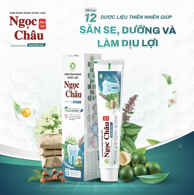 Ngọc Châu ra mắt dòng sản phẩm kem đánh răng dược liệu hoàn toàn mới - Ảnh 3. Ngọc Châu ra mắt dòng sản phẩm kem đánh răng dược liệu hoàn toàn mới - Ảnh 3.