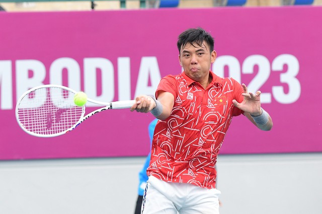 Lý Hoàng Nam tái xuất ở giải quần vợt nhà nghề Indonesia - Ảnh 1.