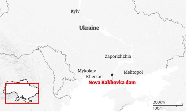 Vỡ đập thủy điện tại Kherson, tình trạng khẩn cấp được ban bố - Ảnh 3.
