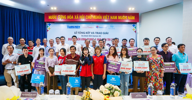 Hào hứng trao giải cuộc thi dự đoán kết quả SEA Games 32 - Ảnh 2.