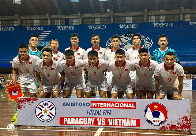 Bị dẫn 3 bàn, đội tuyển futsal Việt Nam vẫn hòa ấn tượng trước Paraguay - Ảnh 2.